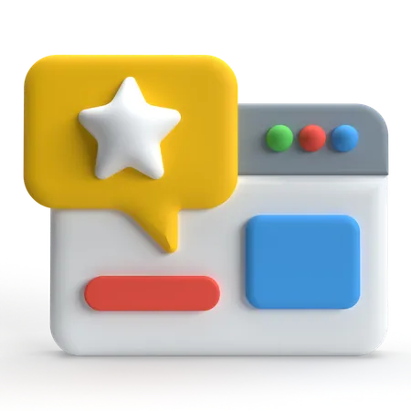 Favourite Webpage  3D Icon