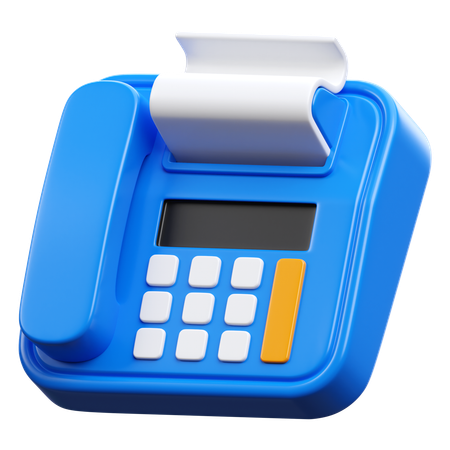 Fax  3D Icon