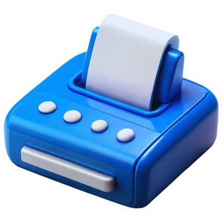 Fax machine  3D Icon