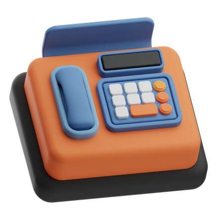 Fax Machine  3D Icon