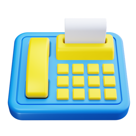 Fax Machine  3D Icon