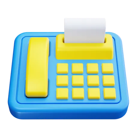 Fax Machine  3D Icon