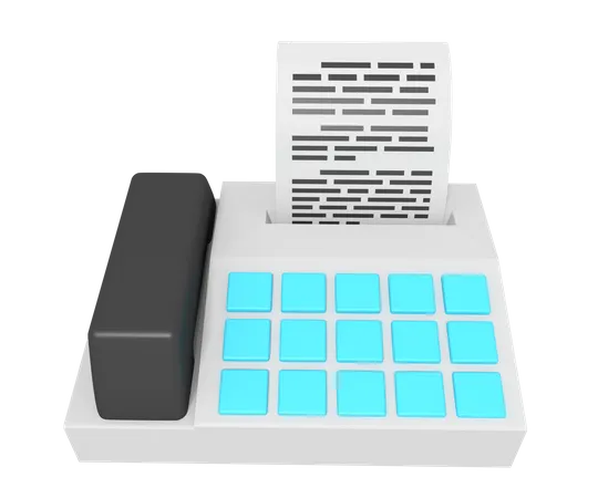 Fax Machine  3D Icon