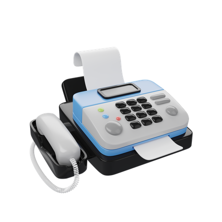 Fax Machine  3D Icon