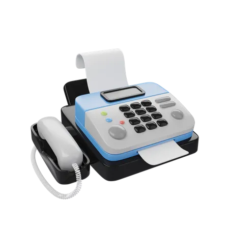 Fax Machine  3D Icon