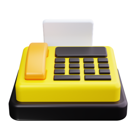 Fax machine  3D Icon