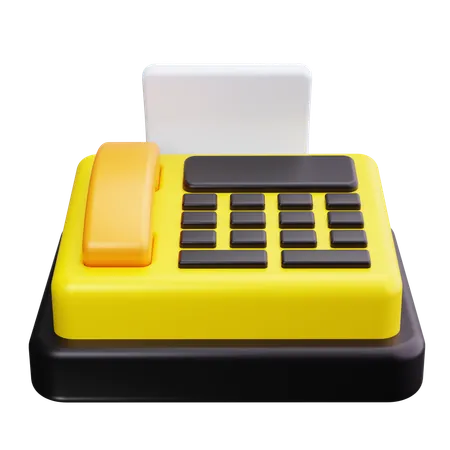 Fax machine  3D Icon