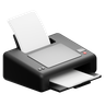 3d fax machine logo