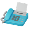3d fax machine emoji