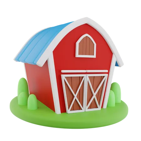 Casa de fazenda  3D Icon