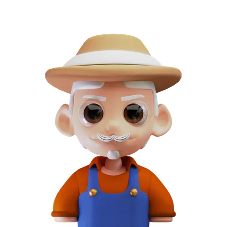 Agricultor  3D Icon