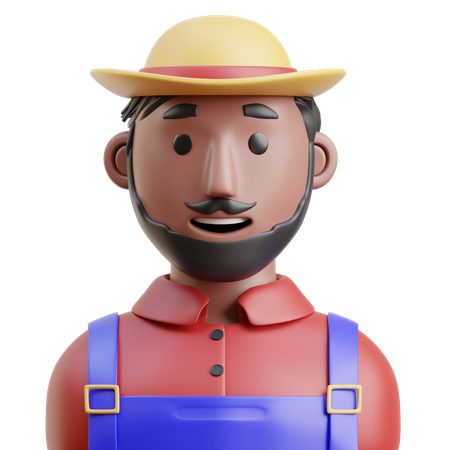 Agricultor  3D Icon