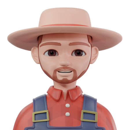 Agricultor  3D Icon