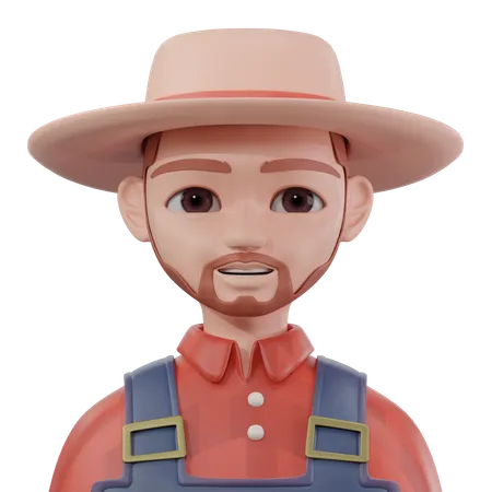 Agricultor  3D Icon