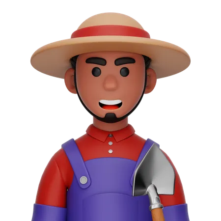 Agricultor  3D Icon