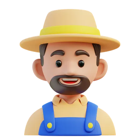 Agricultor  3D Icon