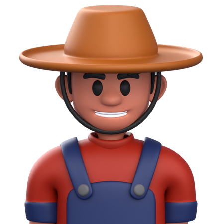 Agricultor  3D Icon