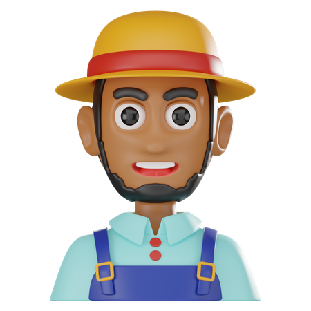 Agricultor  3D Icon