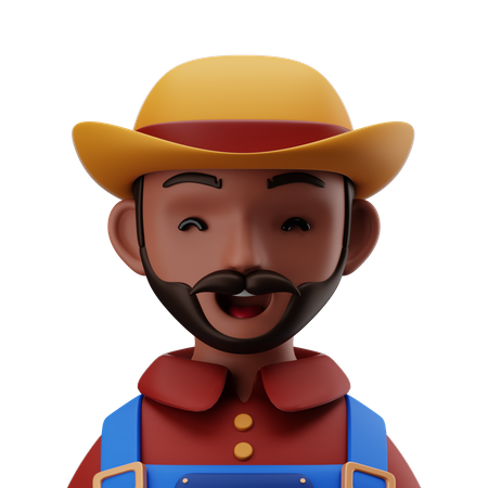 Agricultor  3D Icon