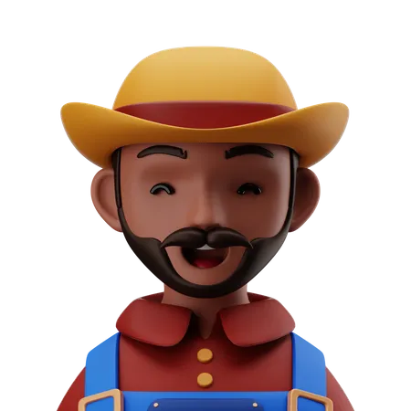 Agricultor  3D Icon