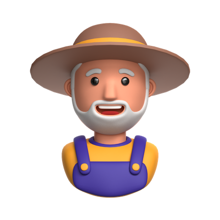 Agricultor  3D Illustration