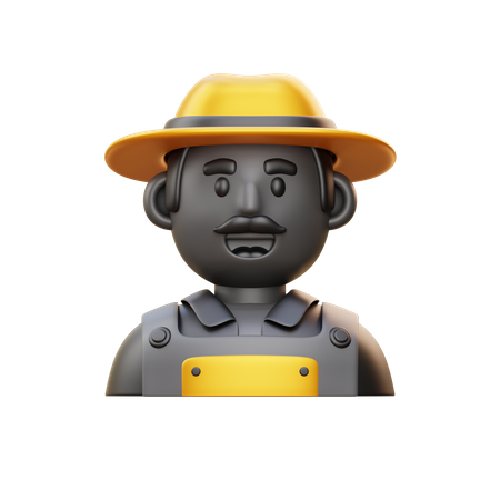 Agricultor  3D Icon