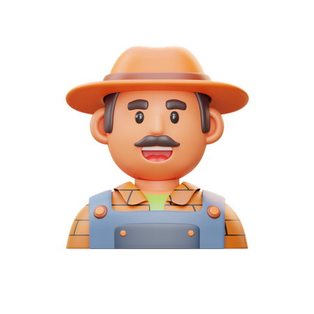 Agricultor  3D Icon