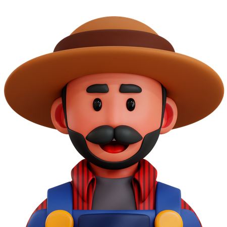 Agricultor  3D Icon