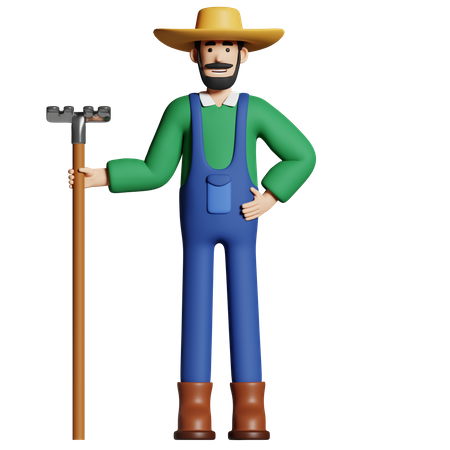 Agricultor  3D Icon