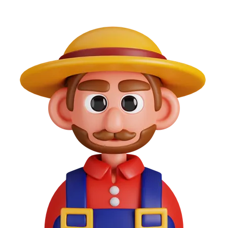 Agricultor  3D Icon