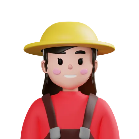 Agricultor  3D Icon