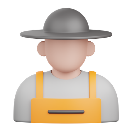 Agricultor  3D Icon