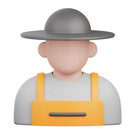 Agricultor  3D Icon