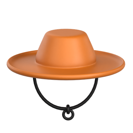 Fazendeiro de chapéus  3D Icon