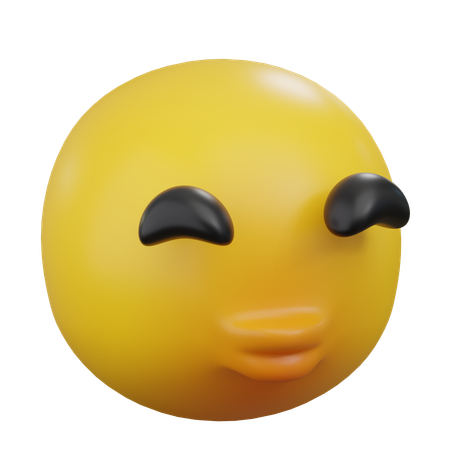 Emoji fazendo beicinho  3D Icon