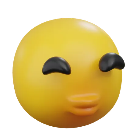 Emoji fazendo beicinho  3D Icon