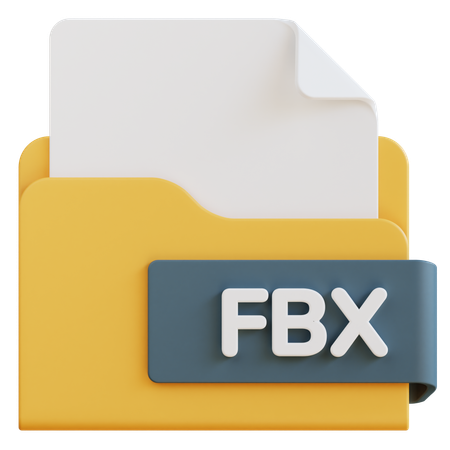 Fbx File  3D Icon