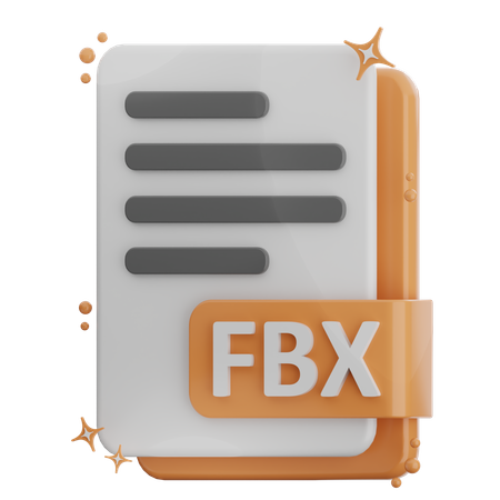 Fbx FILE  3D Icon