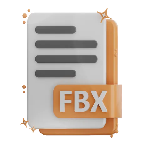 Fbx FILE  3D Icon