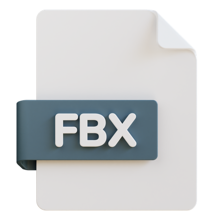 Fbx File  3D Icon