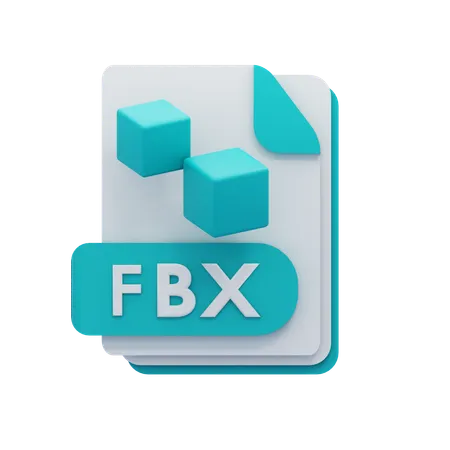 Fbx File  3D Icon