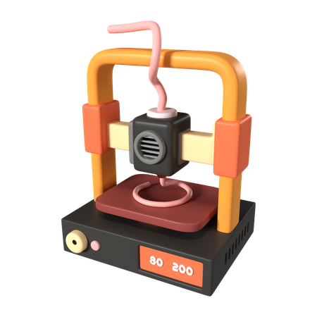 Fdm 3 D Printer  3D Icon