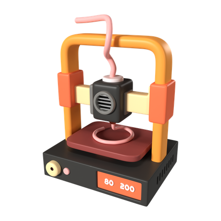 Fdm 3 D Printer  3D Icon