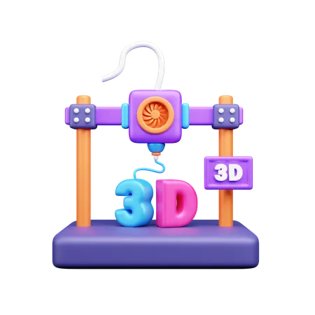 FDM-Drucker  3D Icon