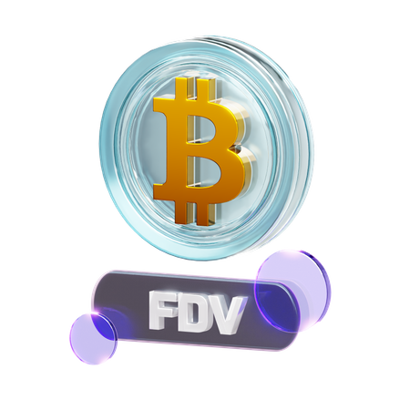 크립토-FDV  3D Icon