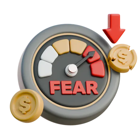 Fear Index  3D Icon