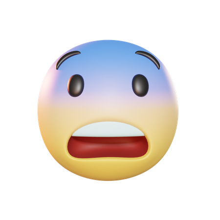 Fearful 3D Icon