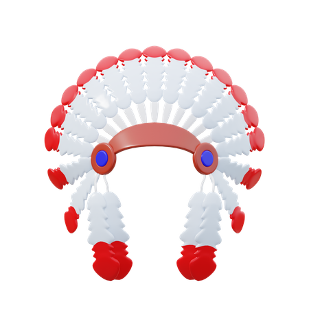 Feather Headdress  3D Icon