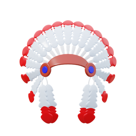 Feather Headdress  3D Icon