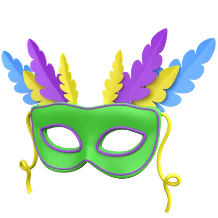 Feather Mask  3D Icon